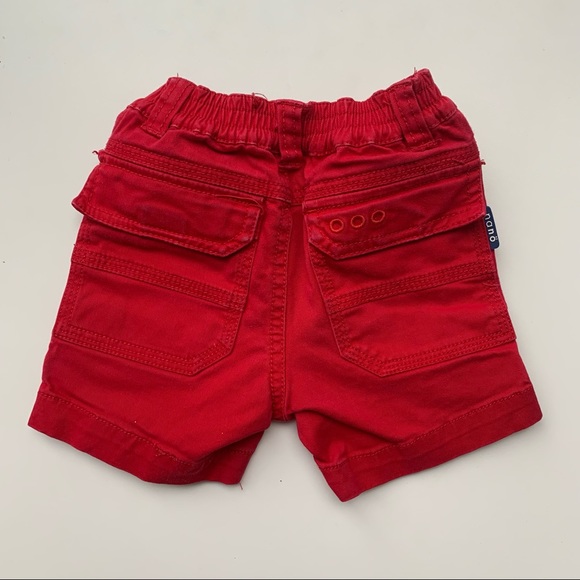 2/$10 NANO Baby boy red shorts 12m - Picture 3 of 3